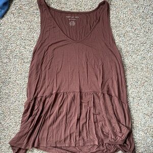 American Eagle Peplum Tank Top